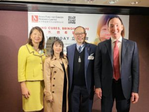 L to R: Dr. Sujuan Ba, May Zhang, Simon Je, Chairman Lance Kawaguchi
