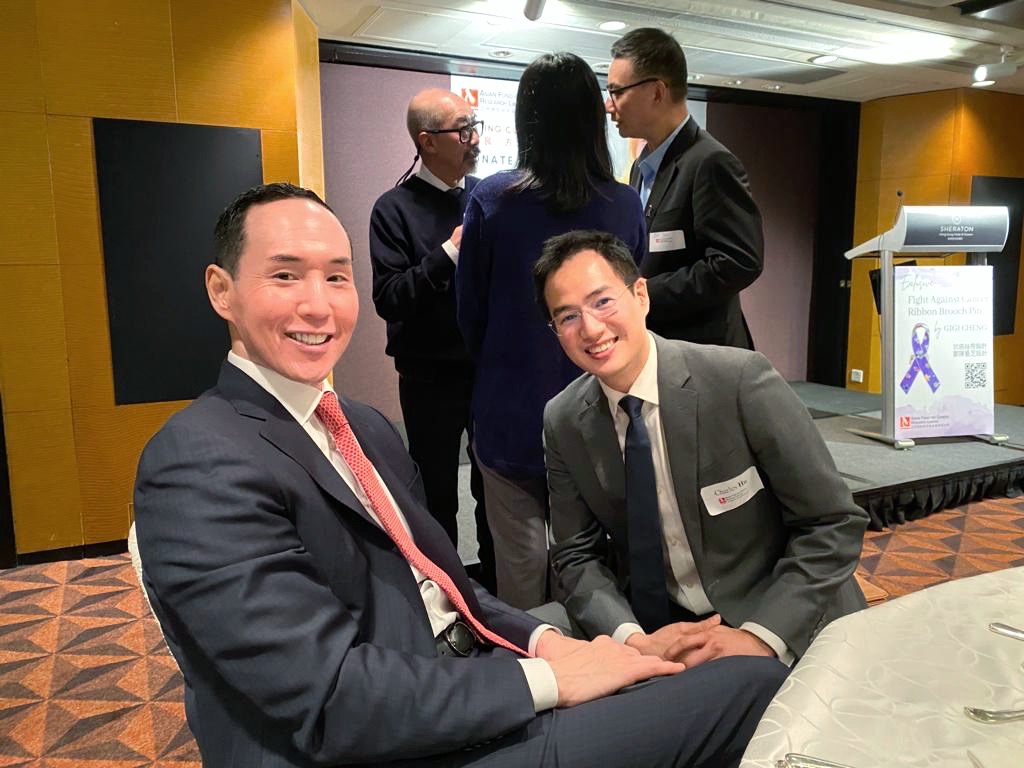 Chairman Lance Kawaguchi and Charles Hu